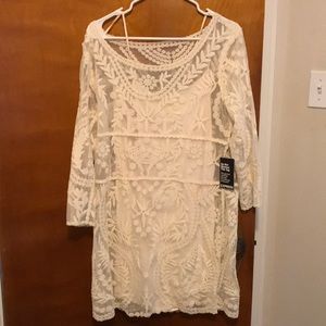 Express ivory dress
